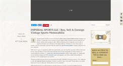 Desktop Screenshot of imperialsports.net